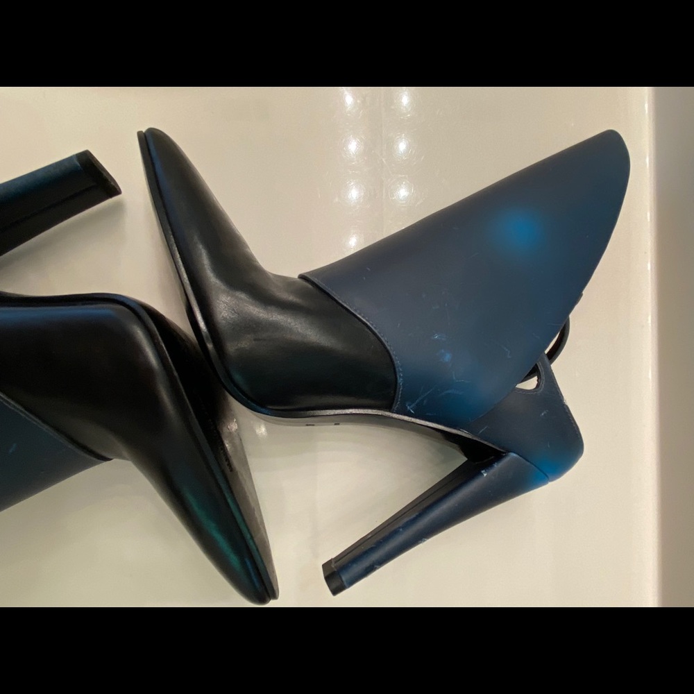 ALEXANDER WANG heat sensitive blue mules heels - Picture 11 of 16